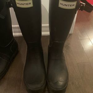 Hunter boots black 37eur/4uk